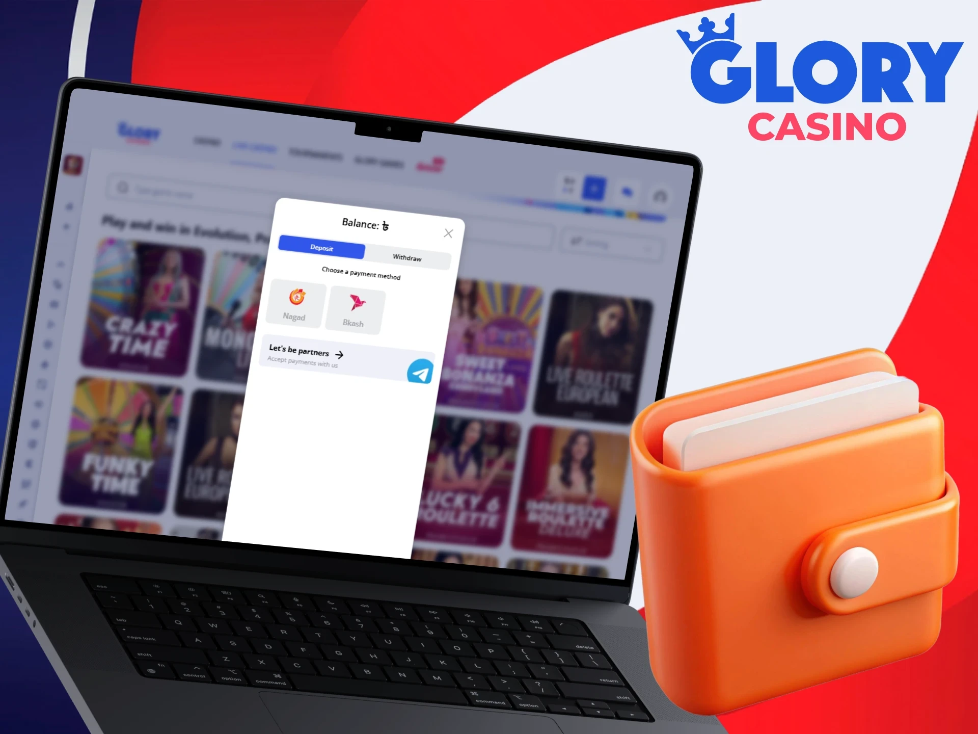 Manage your funds effortlessly with the secure banking options at Glory Casino.