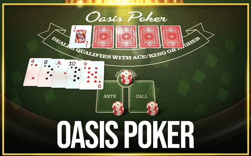 Try your luck with Oasis Poker at Glory Casino.