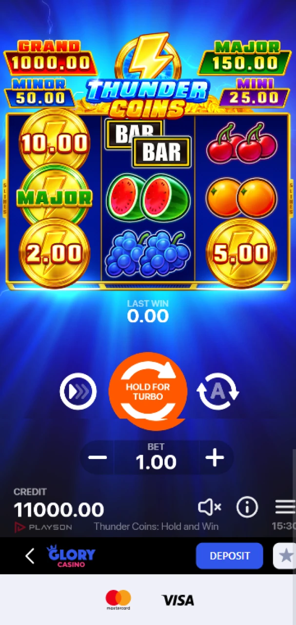 Adjust your stake and place your bet within the game.