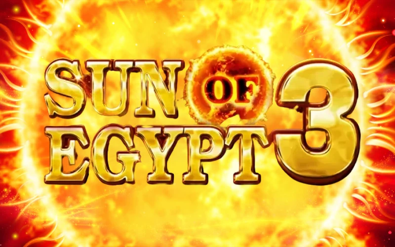 Explore the mysteries of Sun of Egypt 3, now available at Glory Casino.